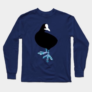 Common Coot - the abstract Bird Long Sleeve T-Shirt